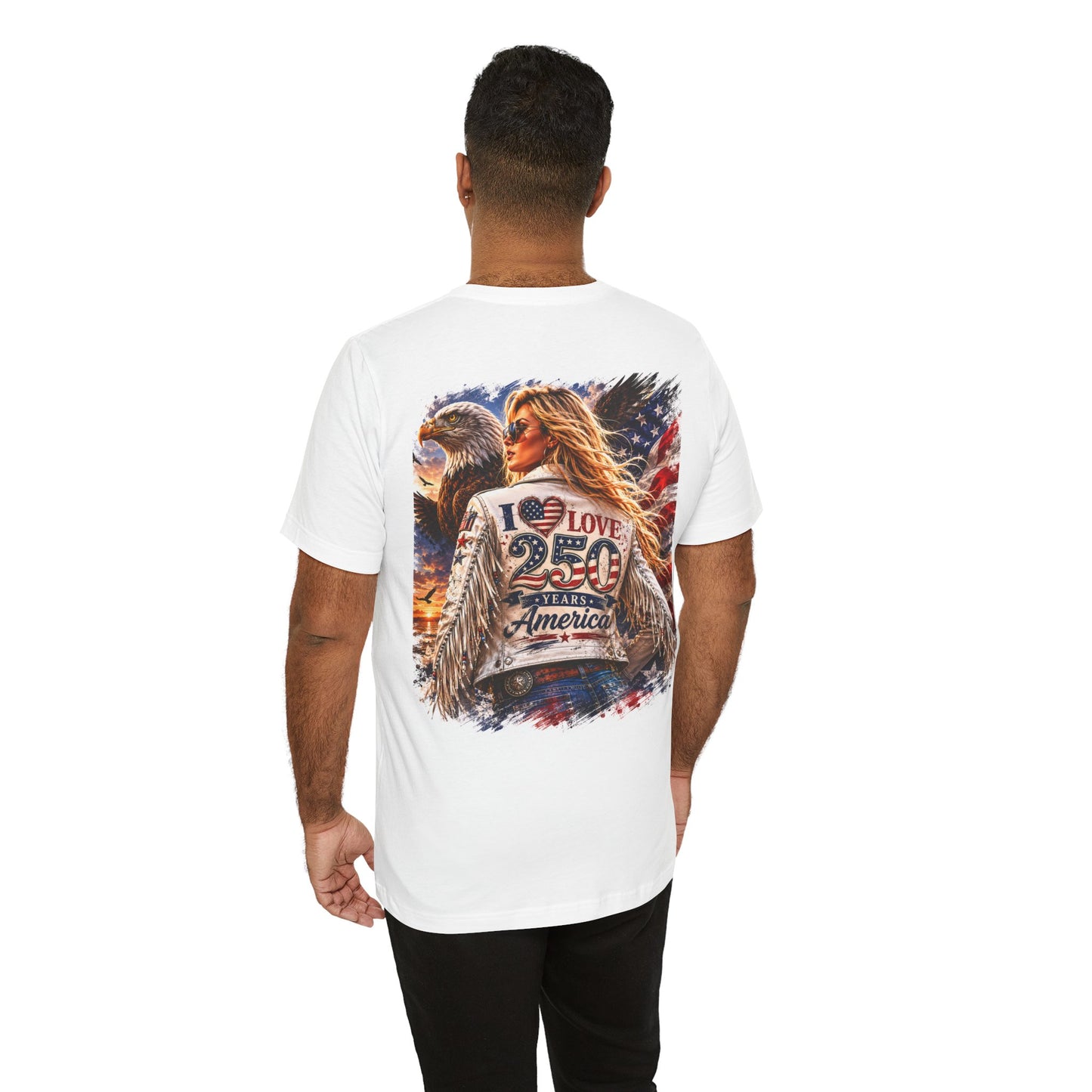 250 Years America Patriotic T-Shirt — 4th of July Tee
