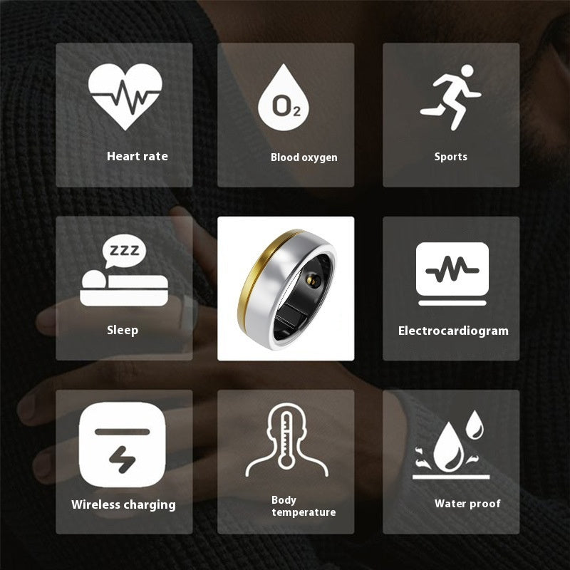 X5 Smart Health Ring — ECG, Waterproof, Sports Tracking
