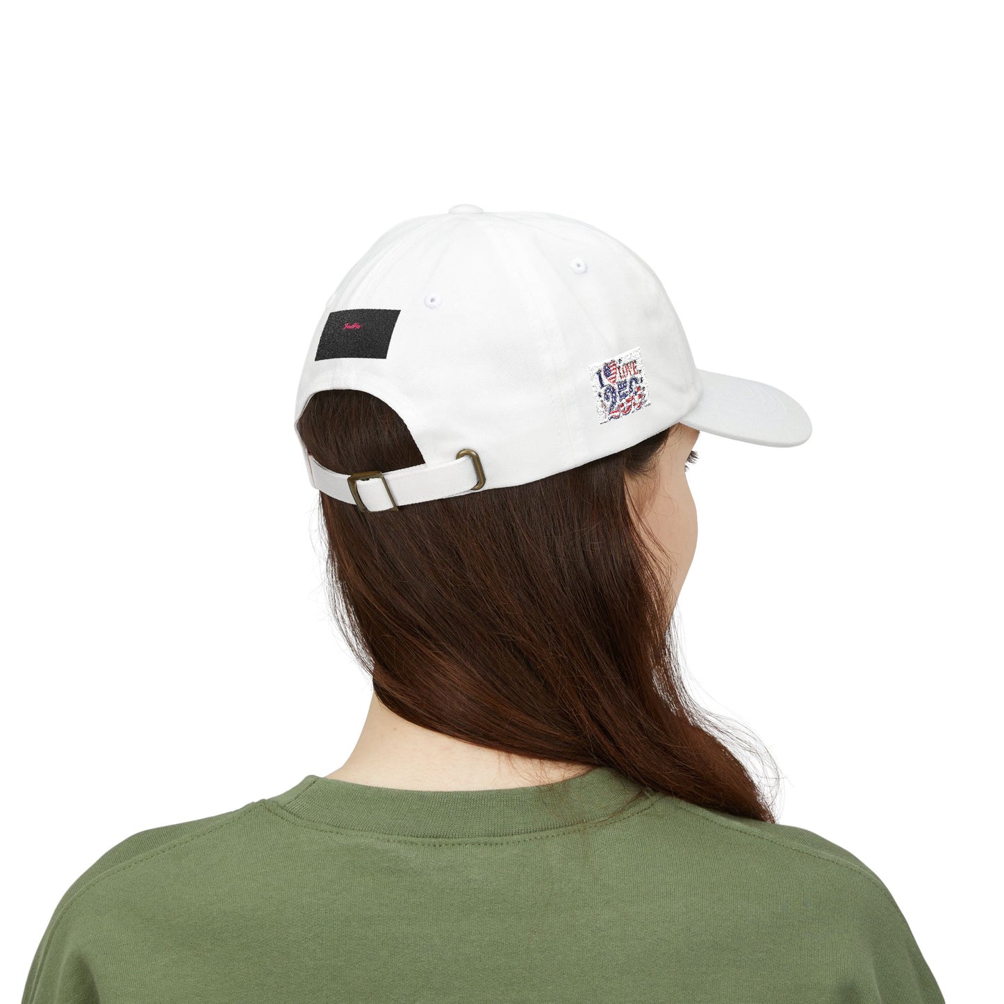 Patriotic Eagle Dad Cap — I Love America Hat