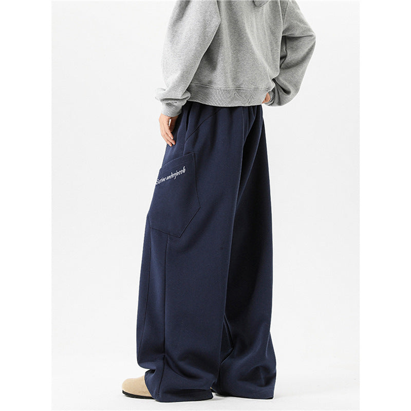 Women's Loose Wide-Leg Sweatpants — Retro Style