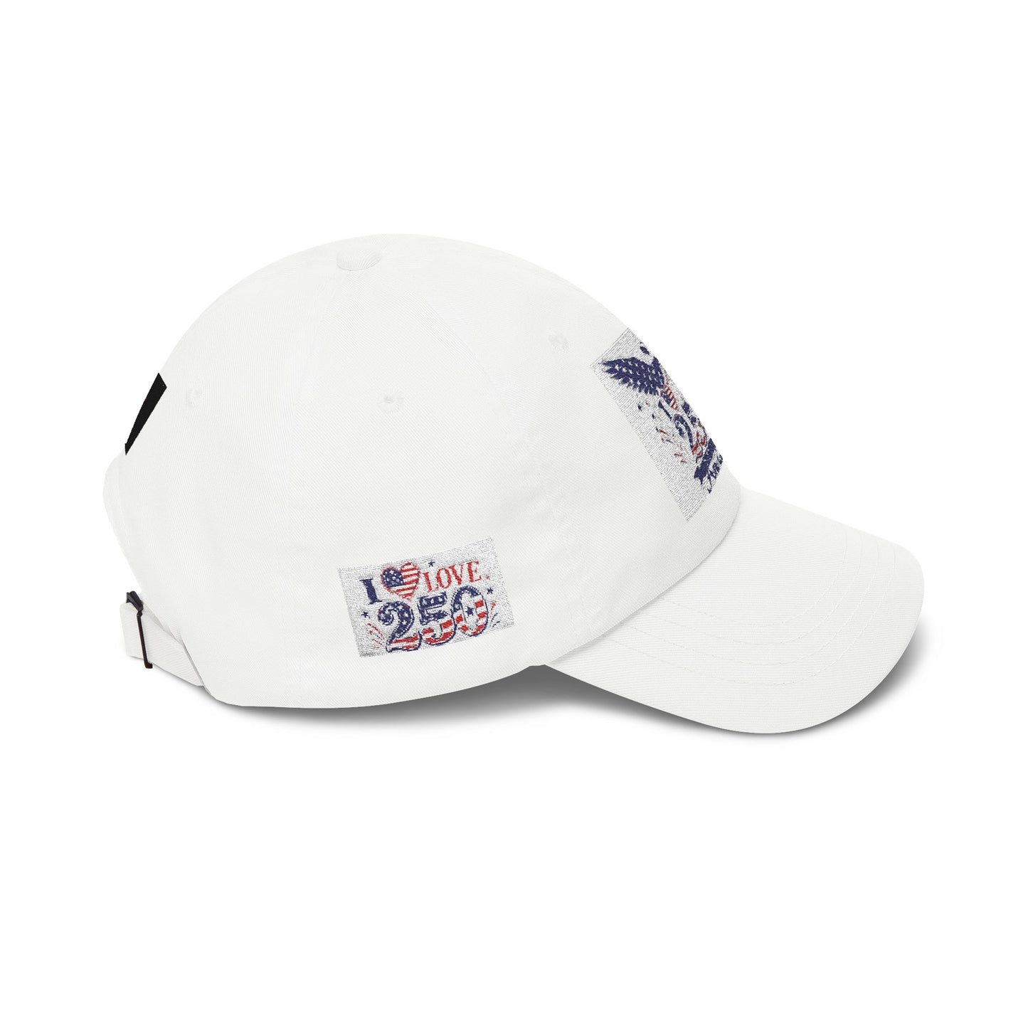 Patriotic Eagle Dad Cap — I Love America Hat