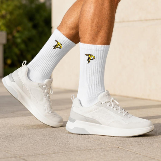 Embroidery Sports Cotton Crew Socks|Cotton - Trendtovar
