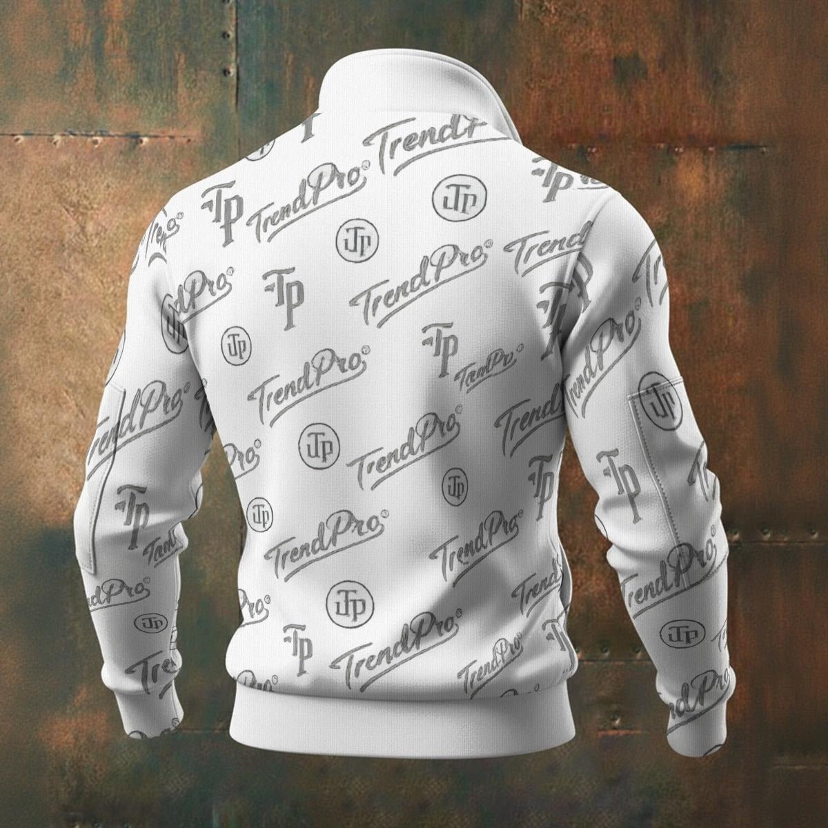 All-Over Print Men's Thick Knit Fleece Jacket - Trendtovar