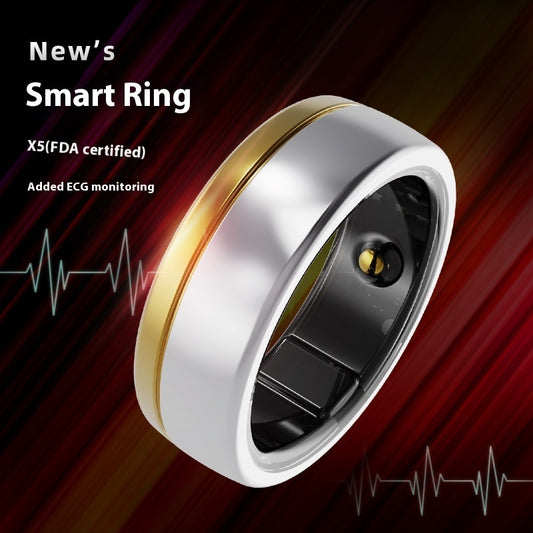 X5 Smart Health Ring — ECG, Waterproof, Sports Tracking