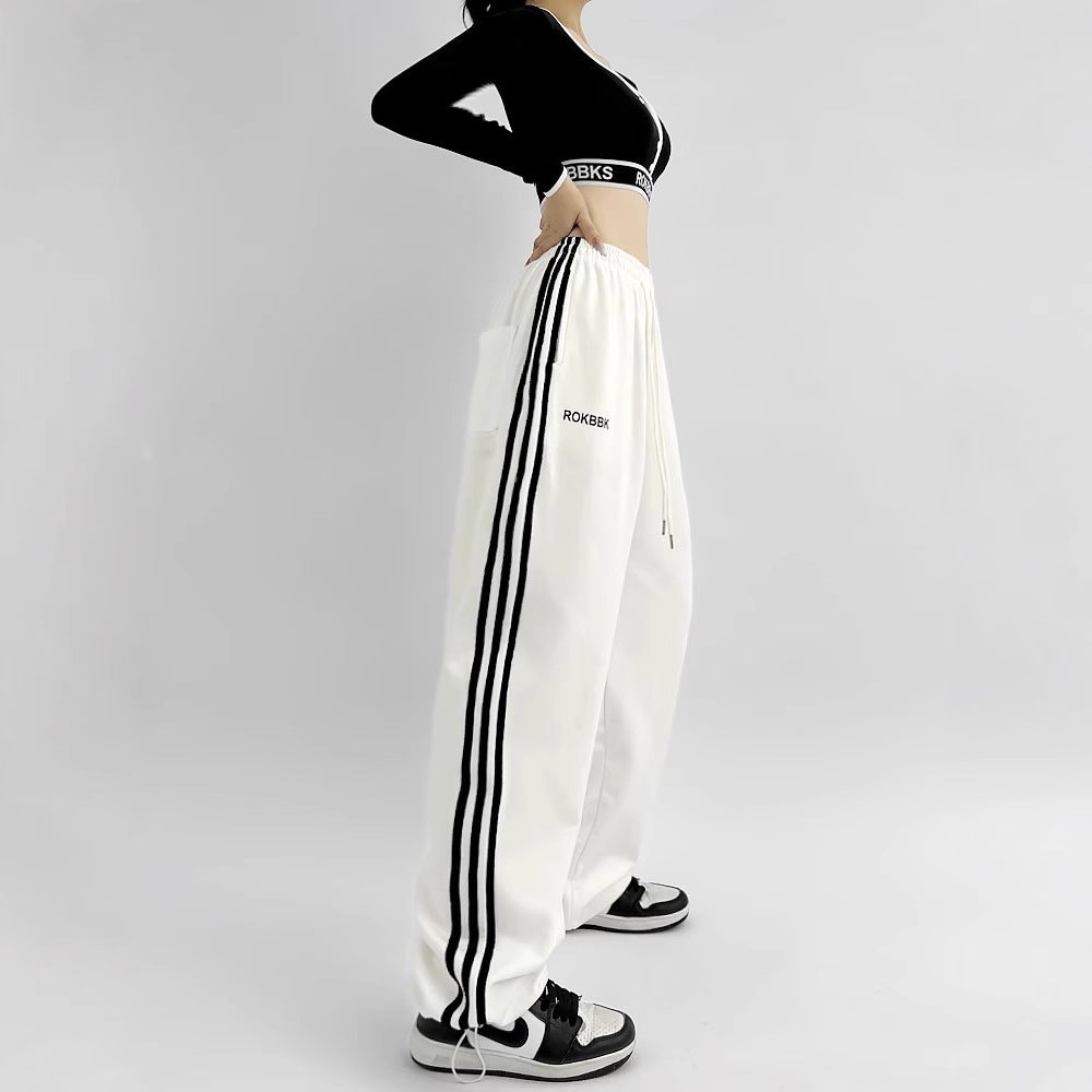 Women's Wide-Leg Athletic Sweatpants — American Style