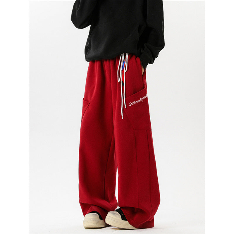 Women's Loose Wide-Leg Sweatpants — Retro Style