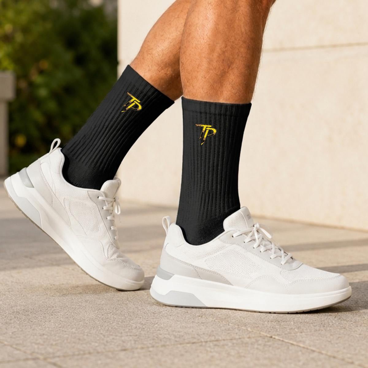 Embroidery Sports Cotton Crew Socks|Cotton - Trendtovar